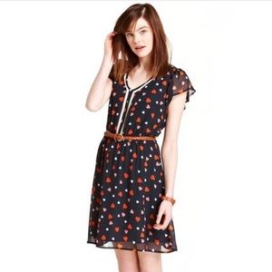 Madison Jules ♥️ Heart Print Dress 💙 NWOT